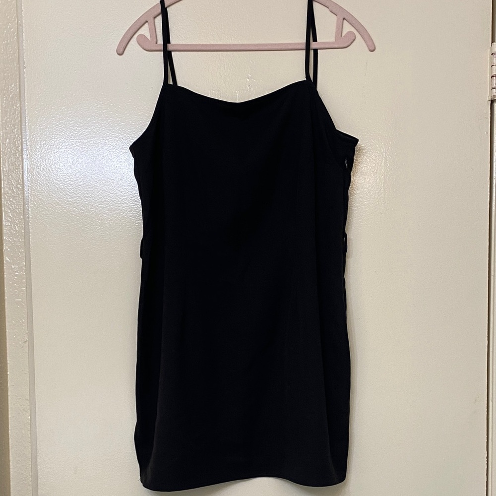 Black Spaghetti Strap Dress